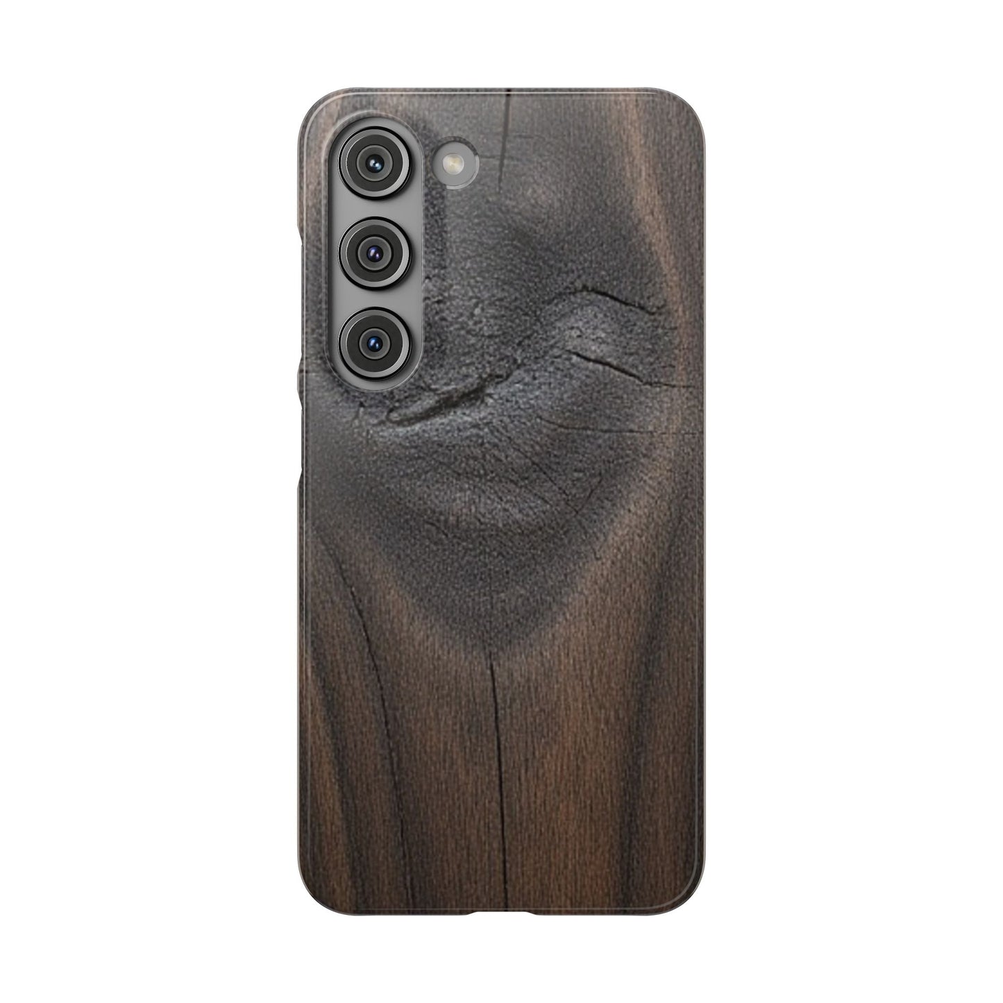 Dark Wood Grain Samsung Snap Case