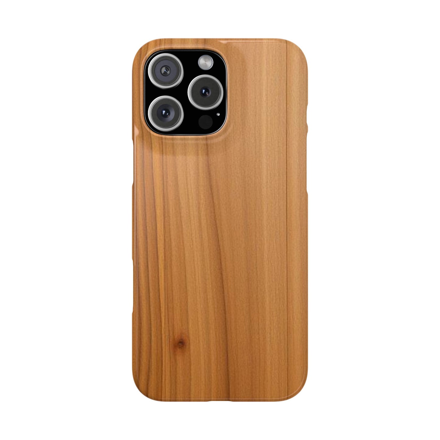 Natural Wood Grain iPhone Snap Case