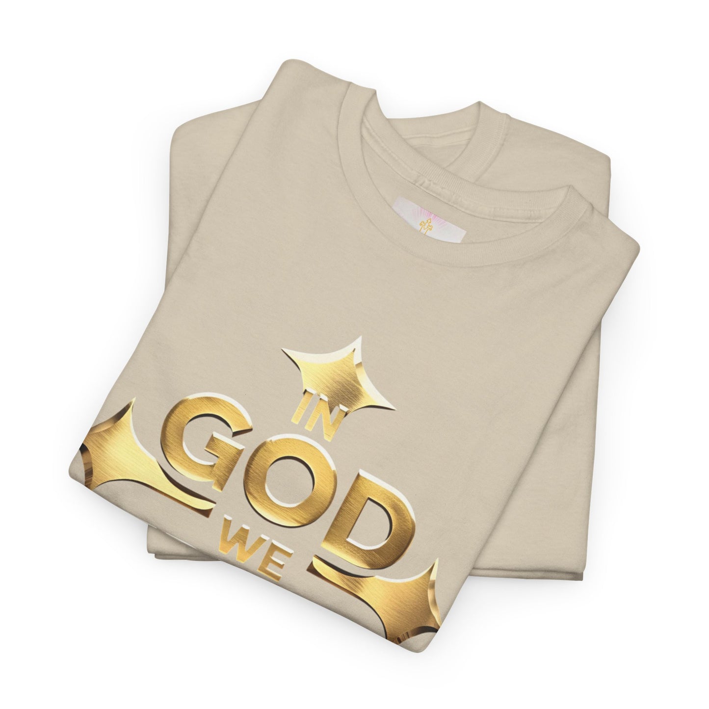 In God We Trust (Gold)- Woman's Christian T-Shirt