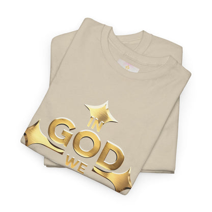 In God We Trust (Gold)- Woman's Christian T-Shirt