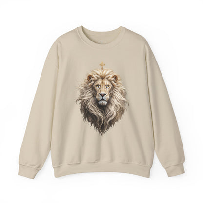 Christ is King (Lion of Judah) - Men's Christian Sweatshirt