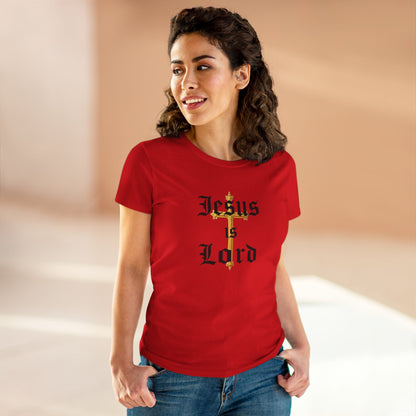 Jesus Is Lord – Women’s Tee of Devoted Faith
