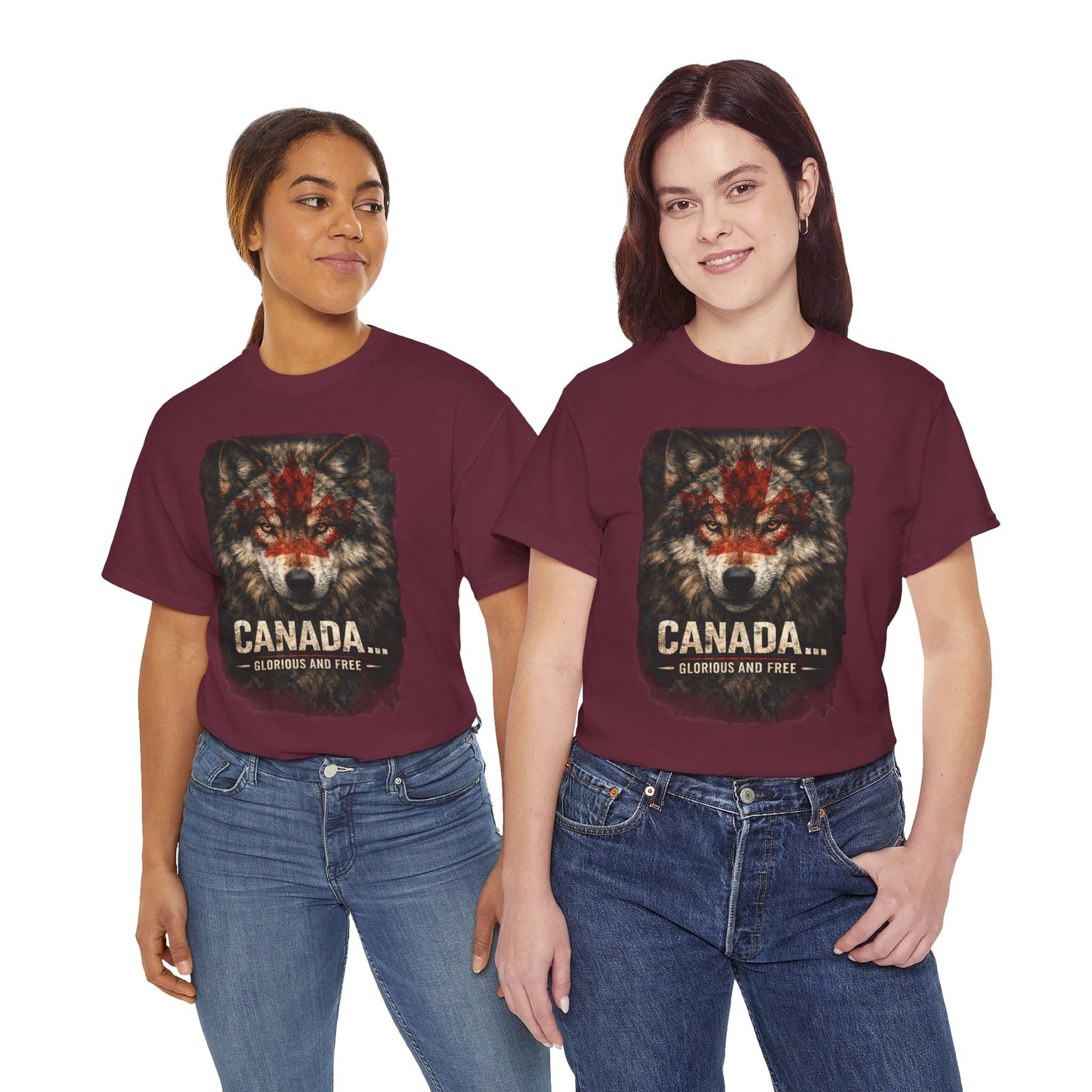War Paint – Canada: Glorious and Free Women's T-Shirt