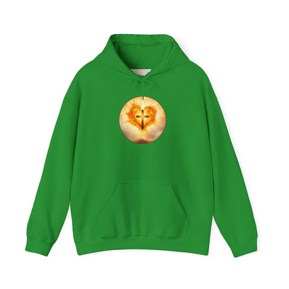 Women’s Sacred Heart Hoodie – Faith-Inspired Spiritual Pullover
