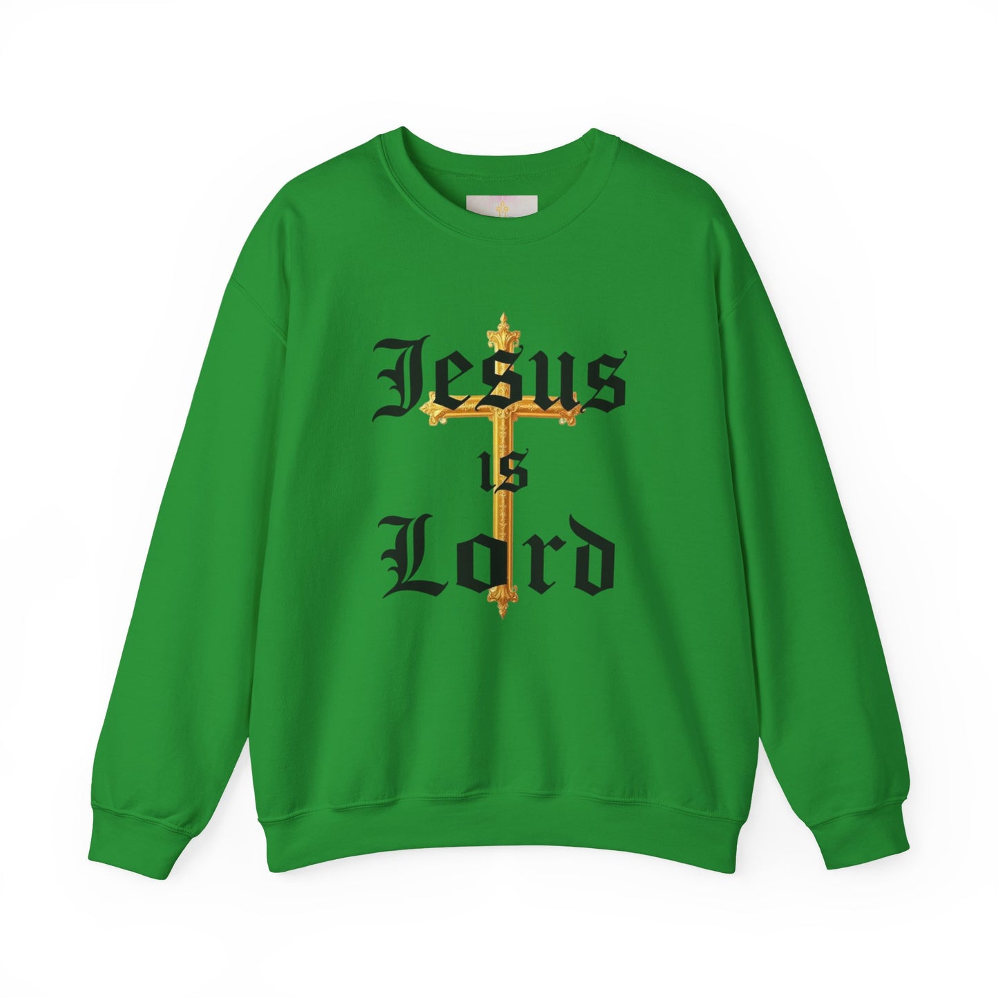 Men’s “Jesus is Lord” Christian Sweatshirt – Bold Faith Statement Pullover