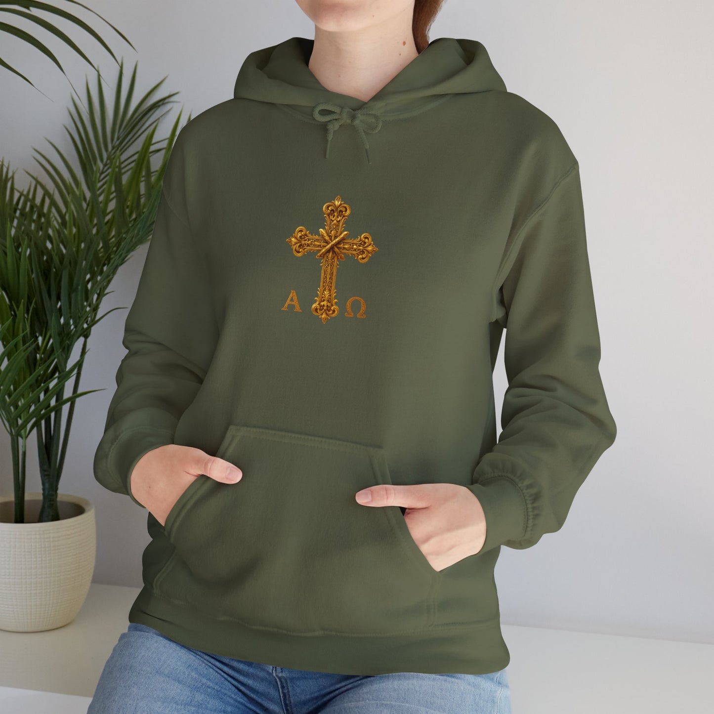 “Soon” Cross Women’s Hoodie – Back Print Christian Declaration