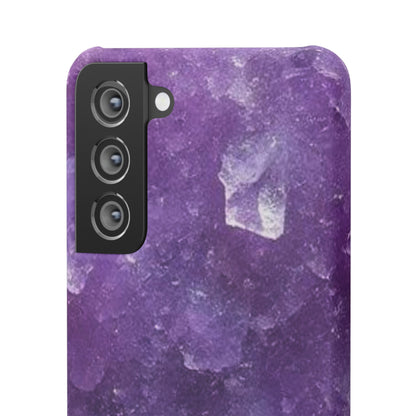 Amethyst Crystal Finish Samsung Snap Case