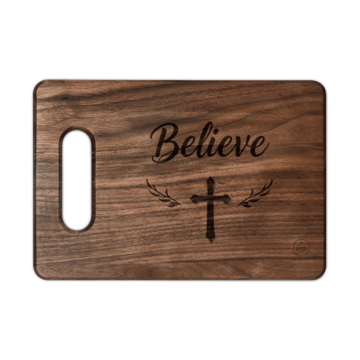Copy of Copy of Copy of Victory in Christ — Collegiate Laurel Cross Cutting Board