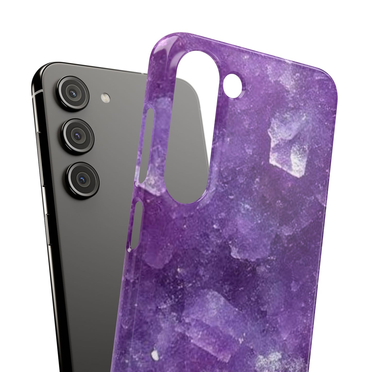 Amethyst Crystal Finish Samsung Snap Case