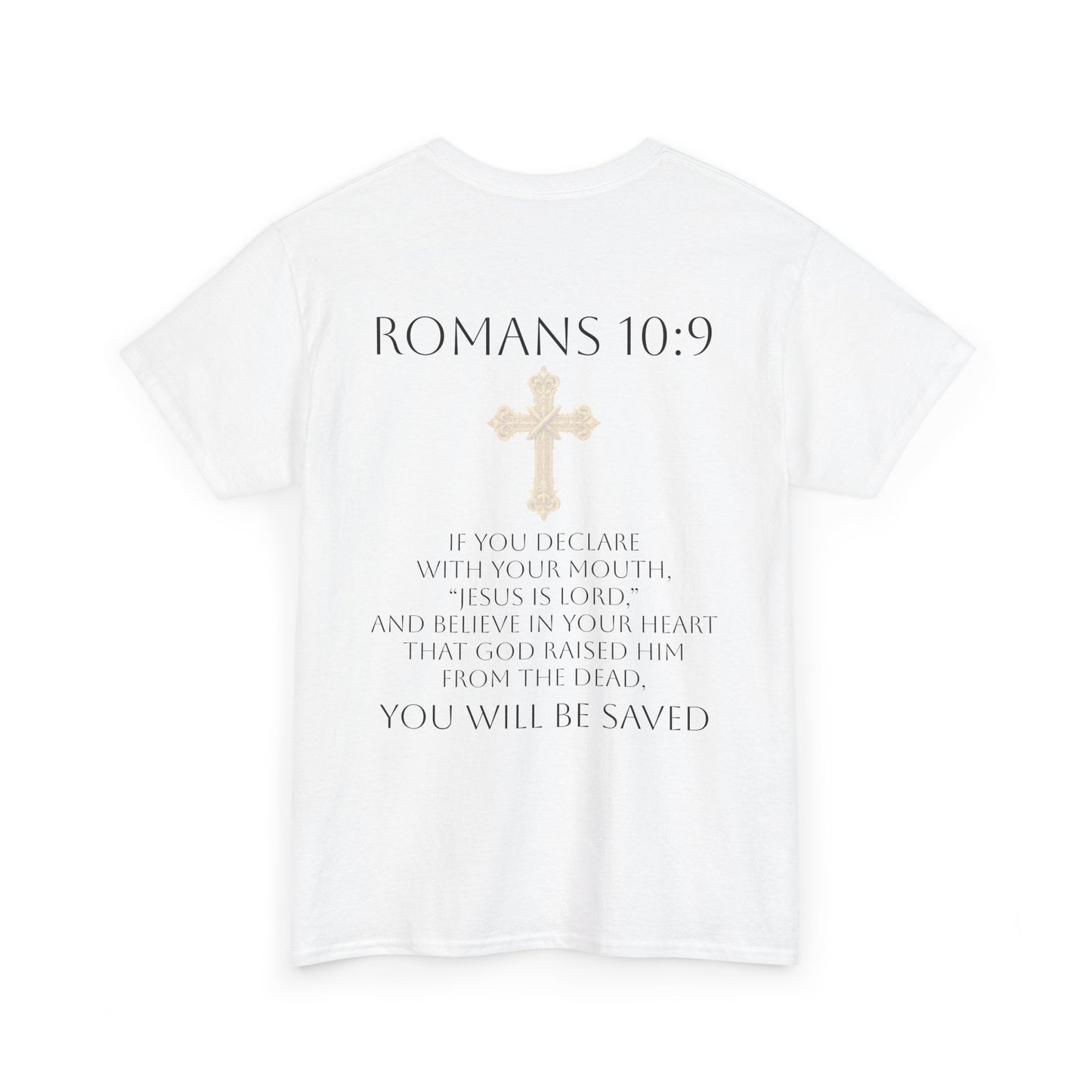 Jesus Is Lord – Men’s  Christian Tee (Dark Lettering)