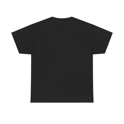 Formed from the Dust | Men’s Christian T-Shirt with Genesis 2:7 (Dark Lettering)