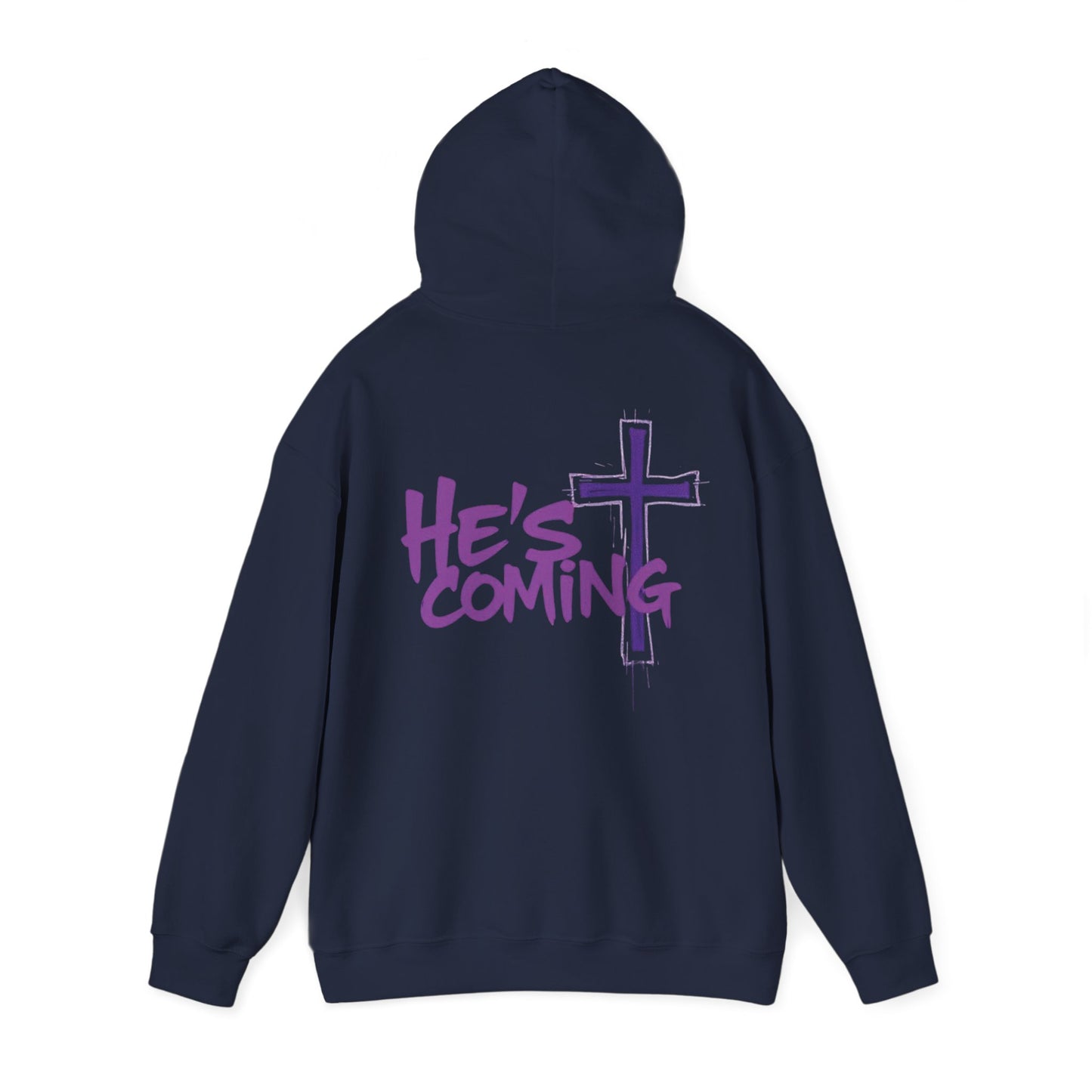 Prophetic “He’s Coming” Men’s Hoodie – Bold Christian Streetwear