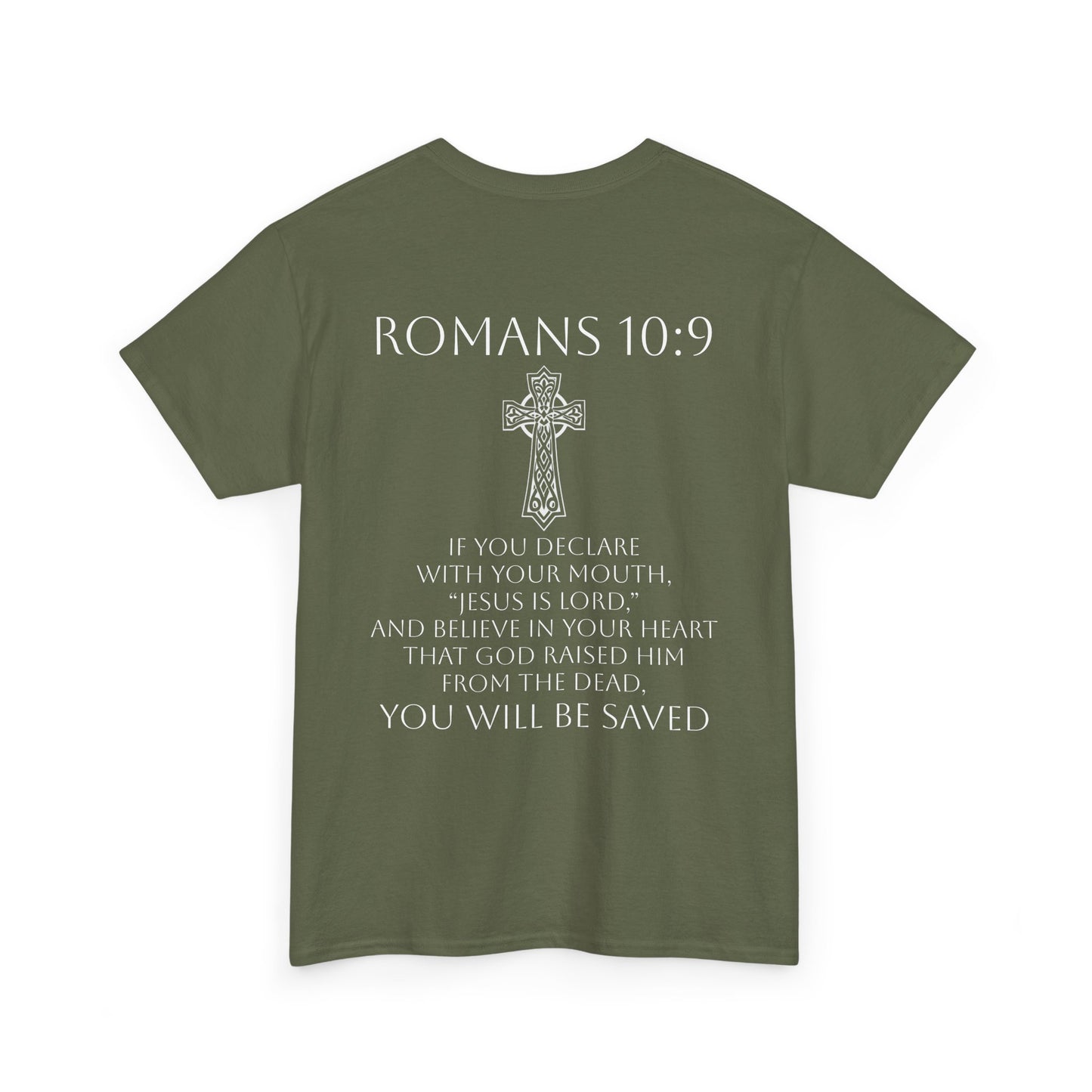 Jesus Is Lord – Men’s Christian Tee (White Lettering)