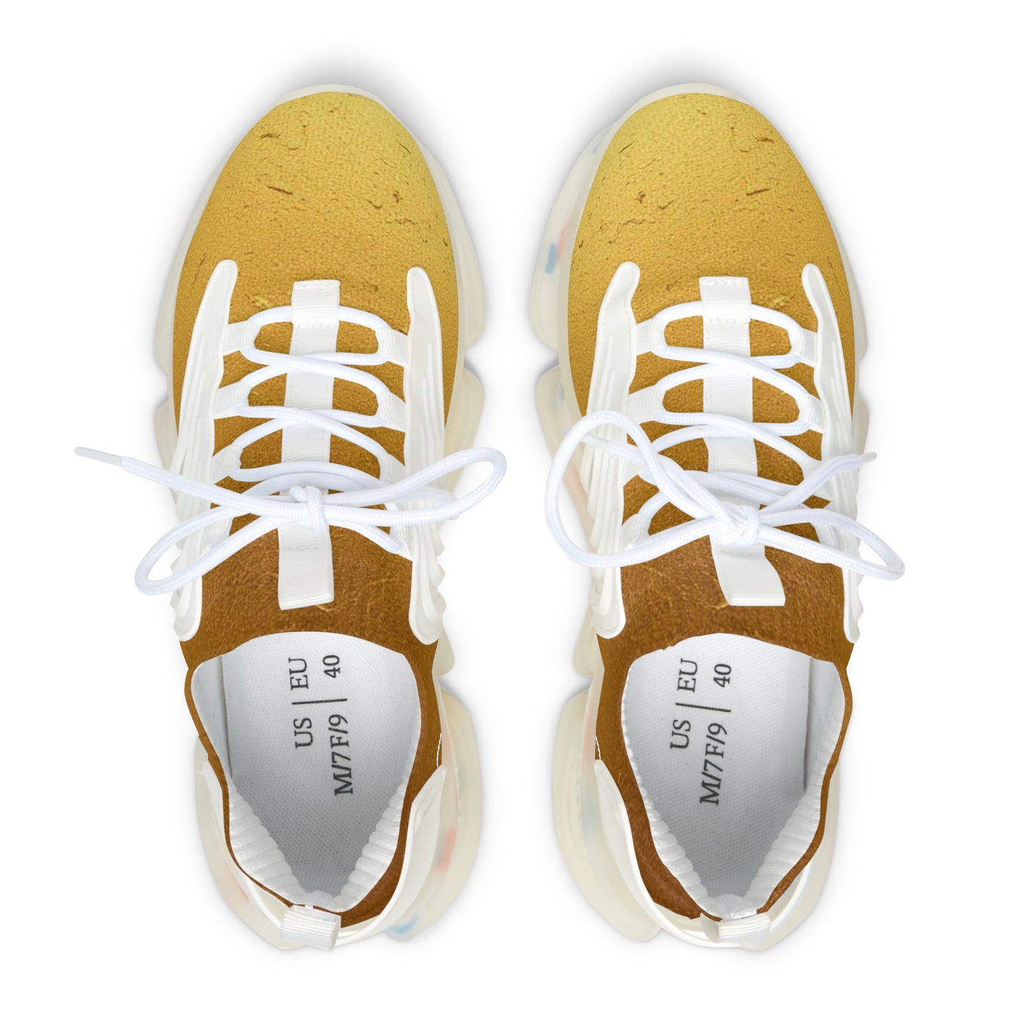 Women’s Molten Gold Sneakers – Shine with Strength