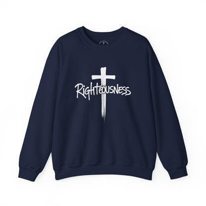 Righteousness - Men's Christian Sweatshirt (Dark Colors)