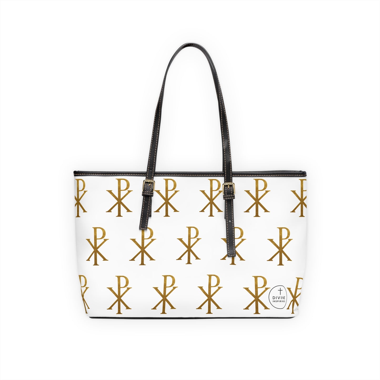 Gold Chi Rho Shoulder Bag – Timeless Elegance with Meaning