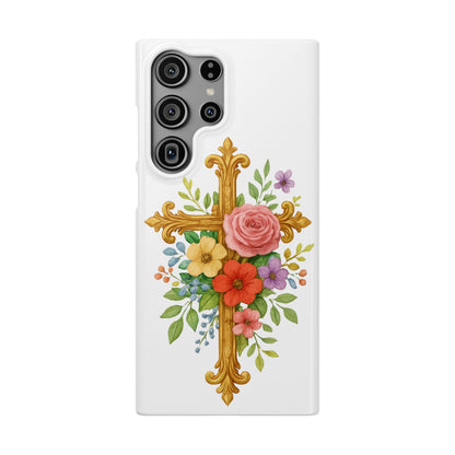 Floral Cross Snap Case for Samsung – Faith in Bloom