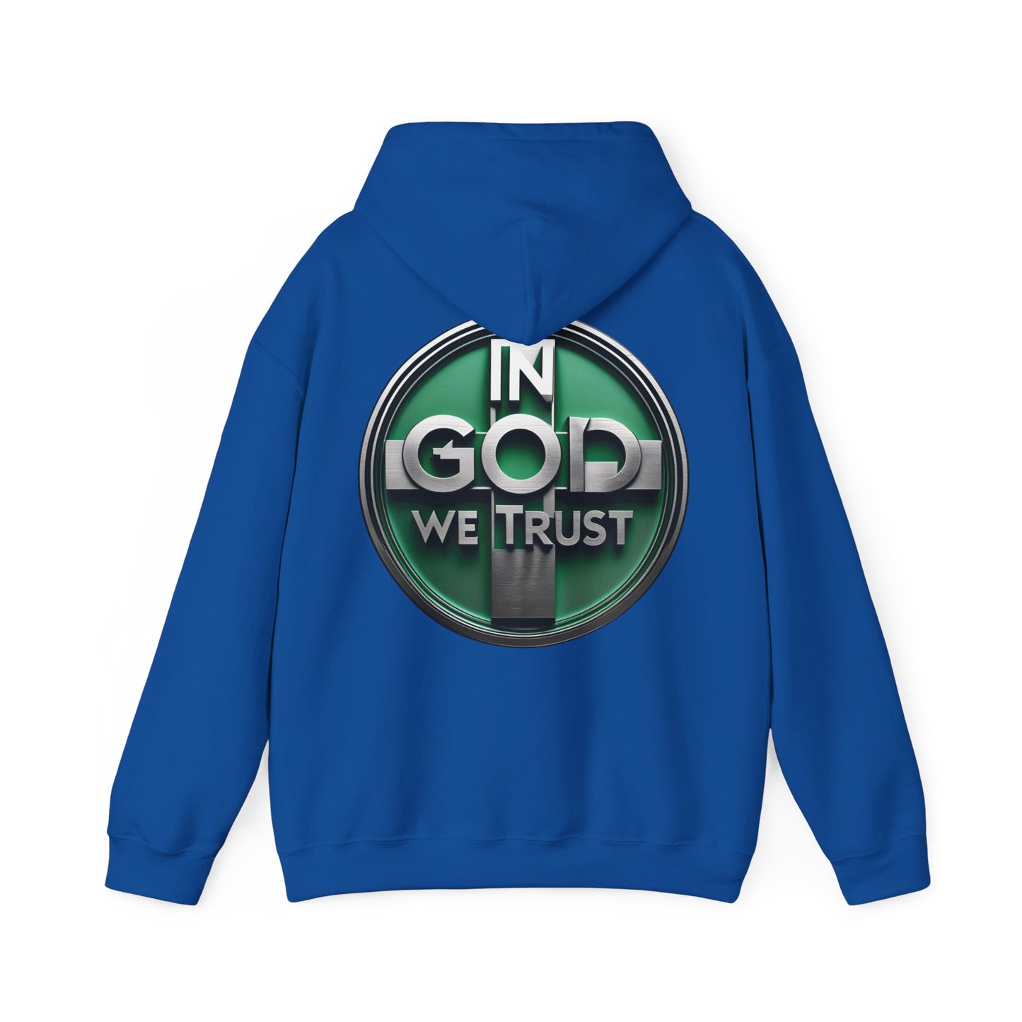 In God We Trust Men's Premium Hoodie – Faith-Inspired Christian Apparel