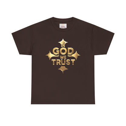 In God We Trust (Gold)- Woman's Christian T-Shirt