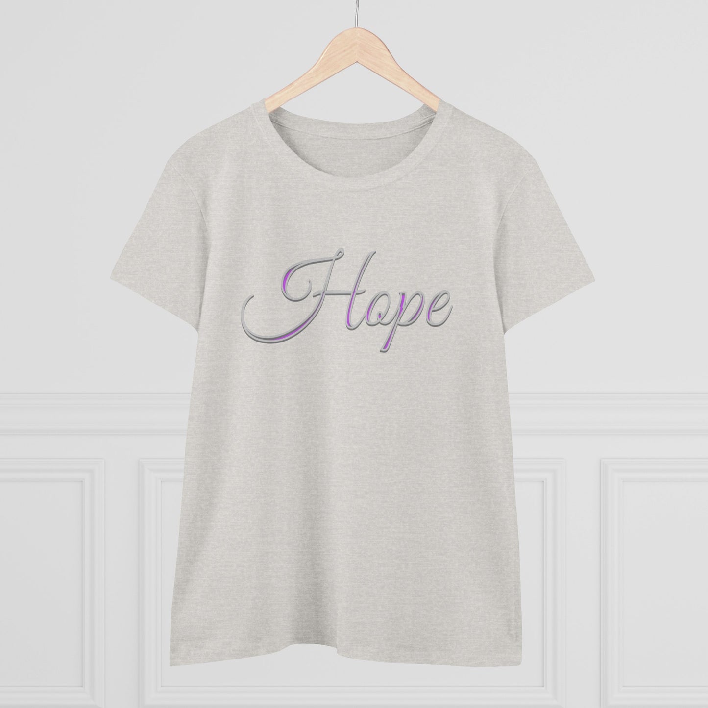 Women’s “Hope” Tee – Inspirational Scripture Design | Romans 15:13
