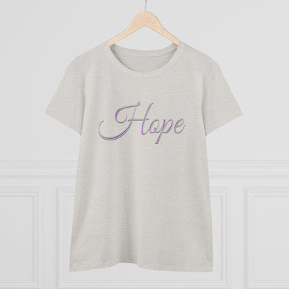 Women’s “Hope” Tee – Inspirational Scripture Design | Romans 15:13