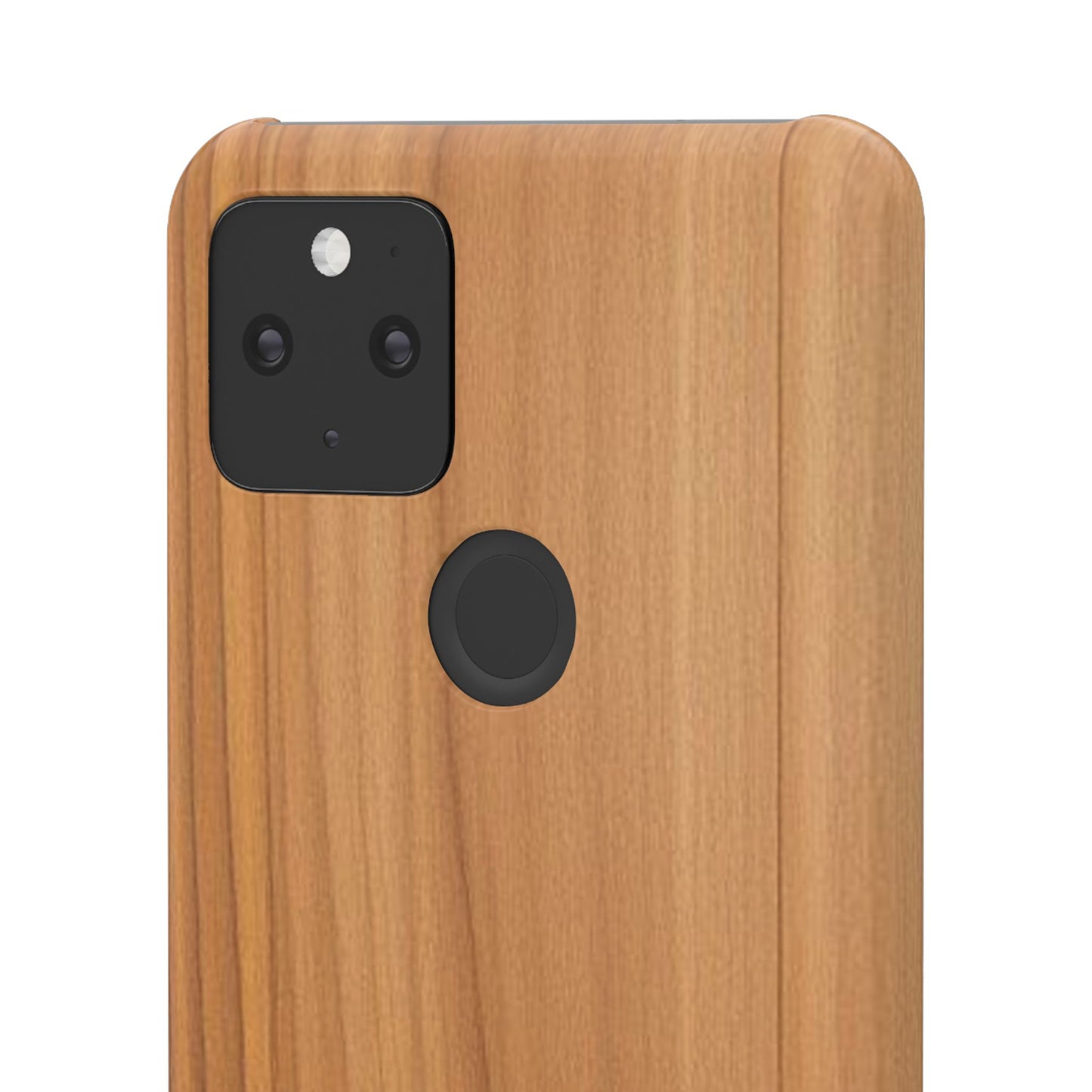 Natural Wood Grain Design Snap Case for Google Pixel 5