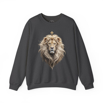 Christ is King (Lion of Judah) - Men's Christian Sweatshirt
