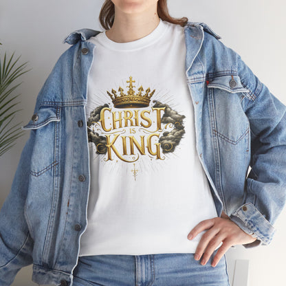 Christ is King Crowned - Women's Christian T-Shirt