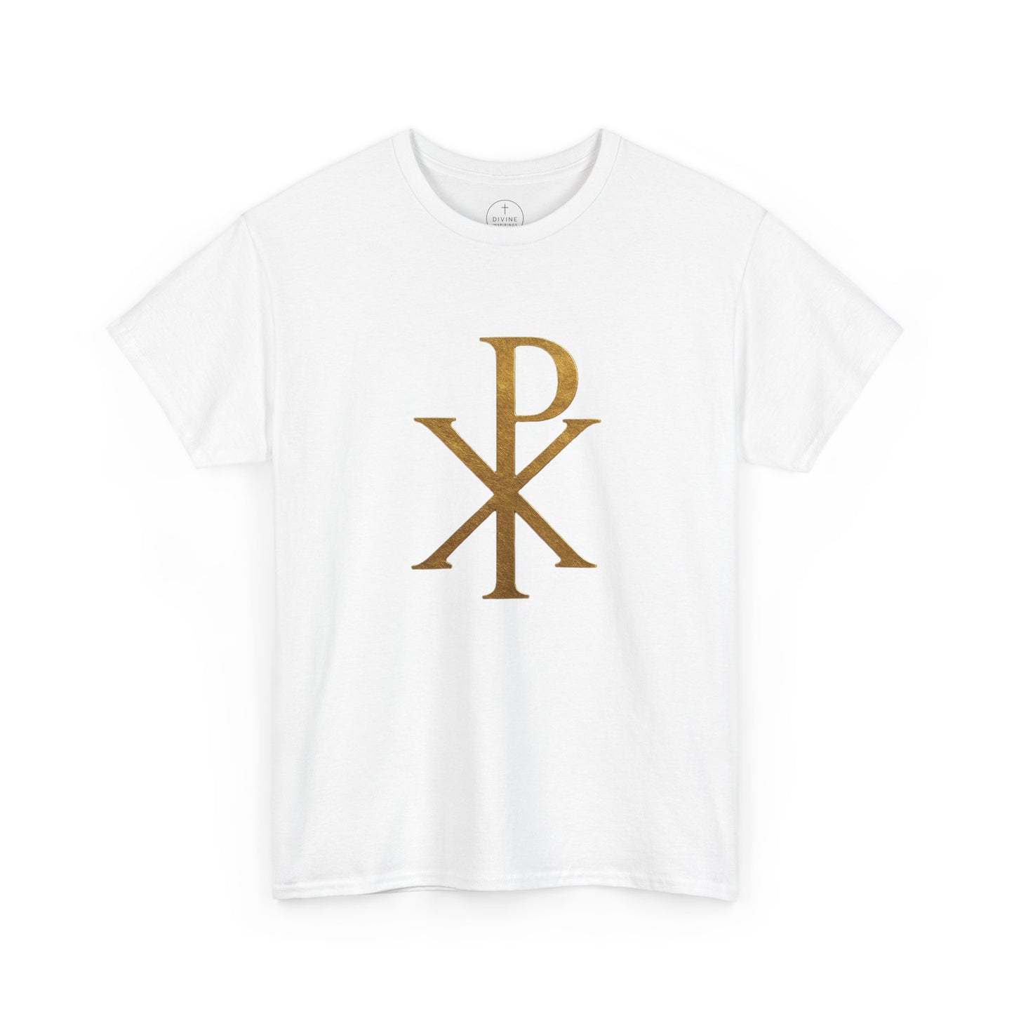 Chi Rho (Gold) - Men's Christian T-Shirt