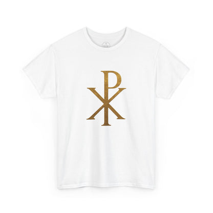 Chi Rho (Gold) - Men's Christian T-Shirt
