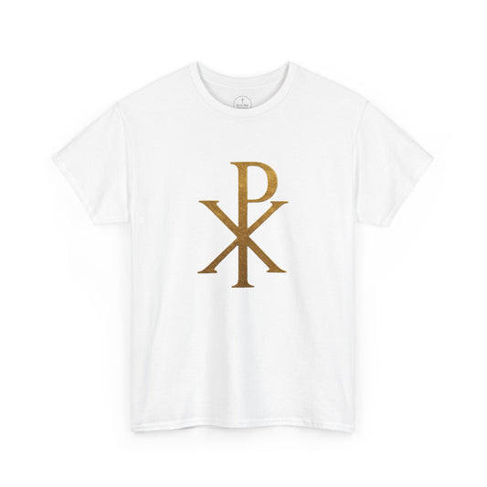 Chi Rho (Gold) - Men's Christian T-Shirt