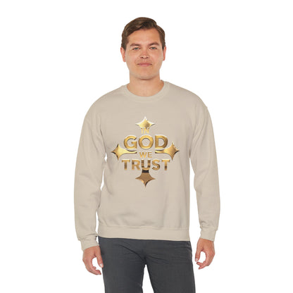 In God We Trust (Gold) - Men’s Christian Sweatshirt