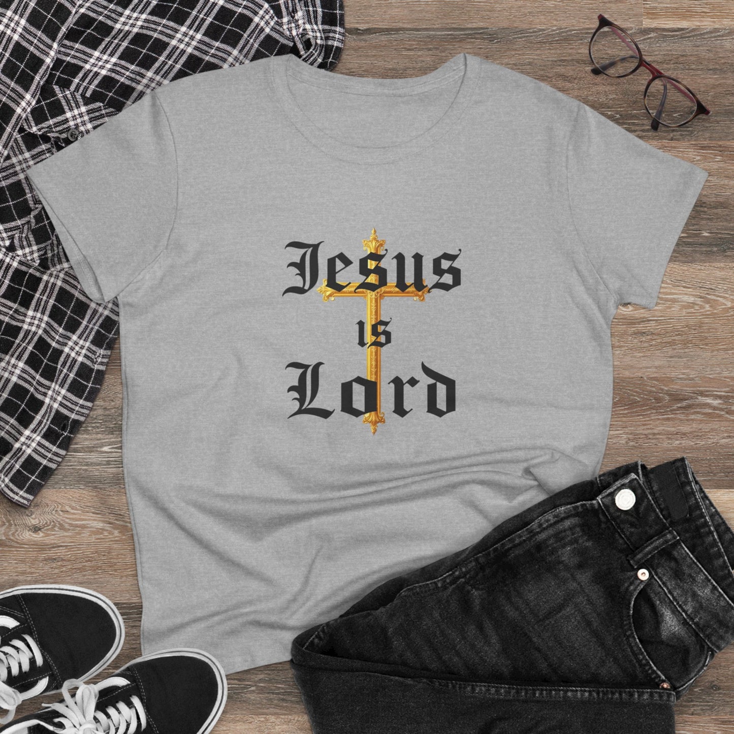Jesus Is Lord – Women’s Tee of Devoted Faith