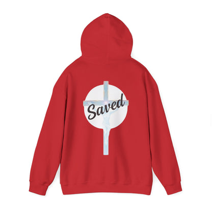 Redeemed & Saved – Women’s Christian Cross Hoodie