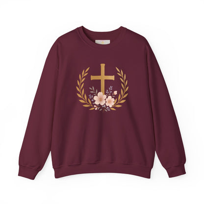 Crowned in Grace – Women’s Christian Sweatshirt