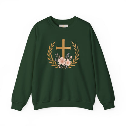 Crowned in Grace – Women’s Christian Sweatshirt