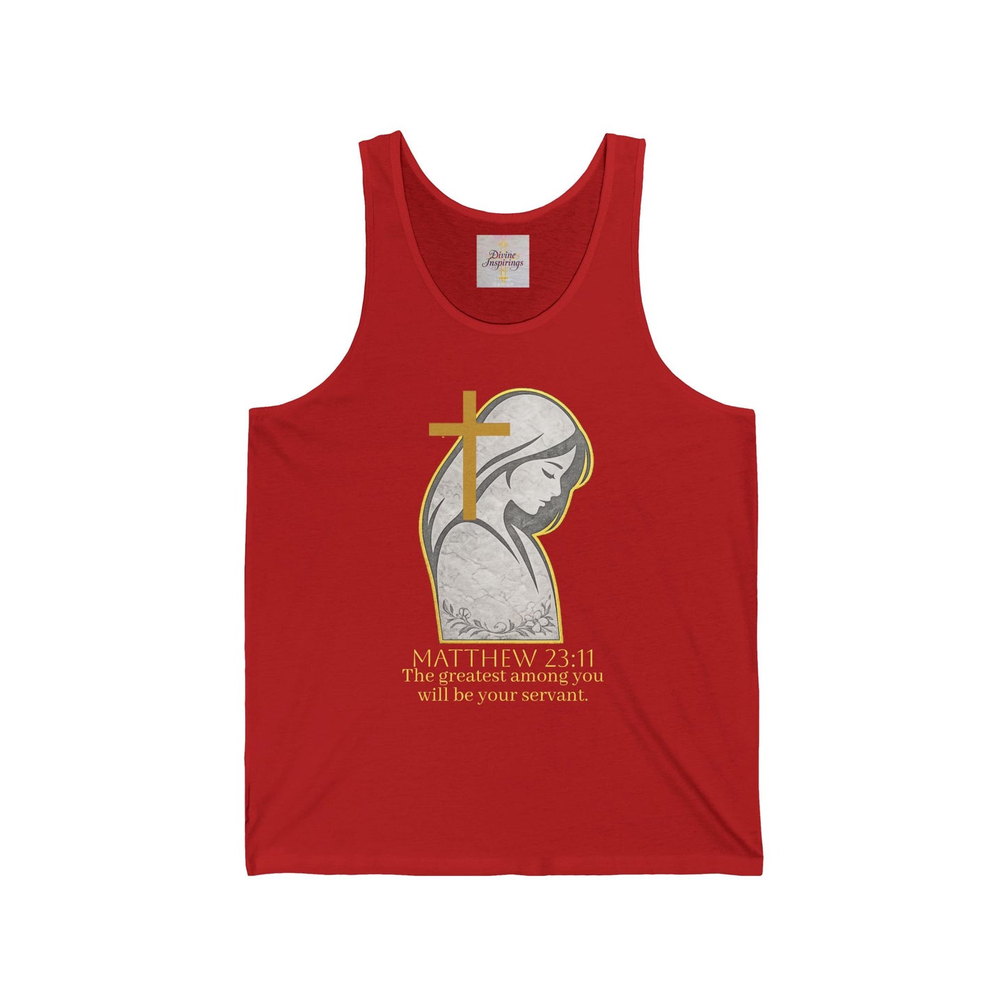 Humble Servant - Women's Christian Tank Top (Bright lettering)