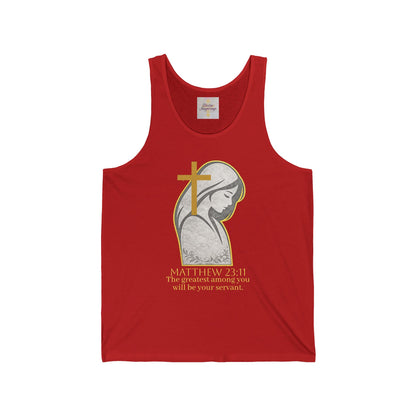 Humble Servant - Women's Christian Tank Top (Bright lettering)