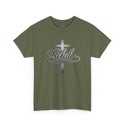 Selah Cross Tee — Men's Christian T‑Shirt