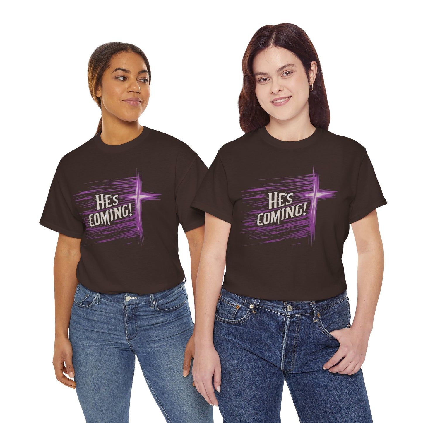 He’s Coming – Bold Christian Women’s Tee