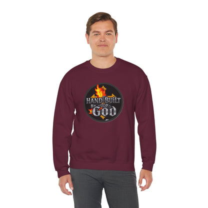 Hand Built by God - Men's Christian Sweatshirt