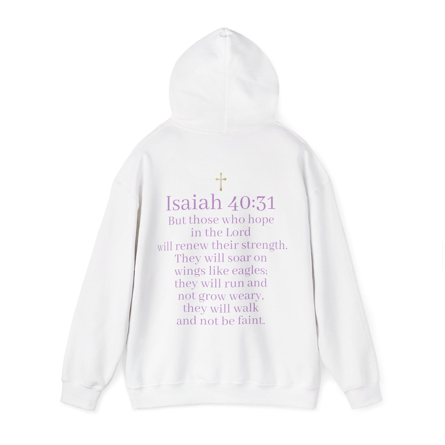 Men’s “Hope” Hoodie – Bold Scripture Pullover | Isaiah 40:31