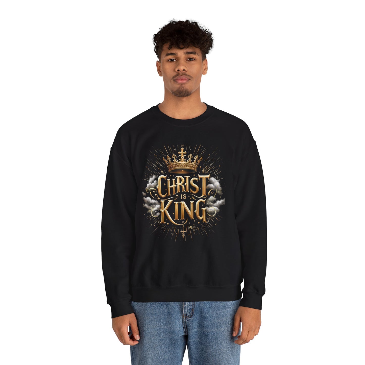 Christ is King - Men's Christian Sweatshirt