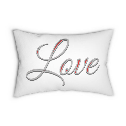 Love Lumbar Pillow – Inspirational Comfort for Home