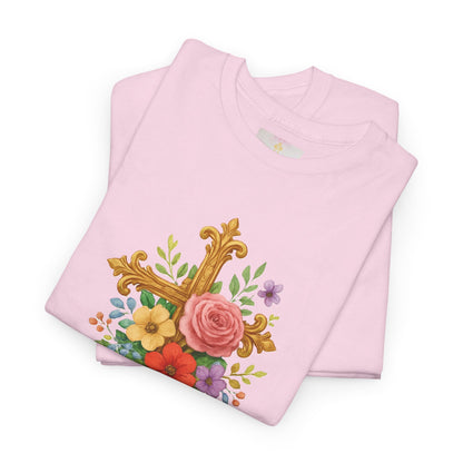 Floral Cross Tee - Women's Christian Apparel