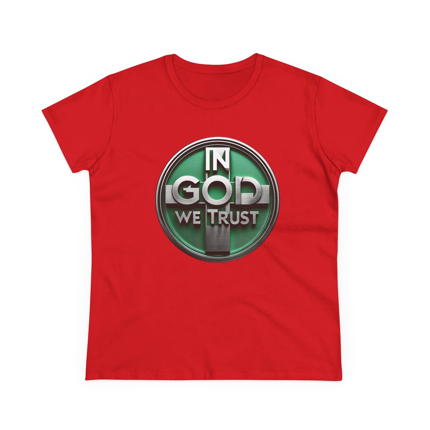 In God We Trust Women’s Tee | Modern Faith Statement Top