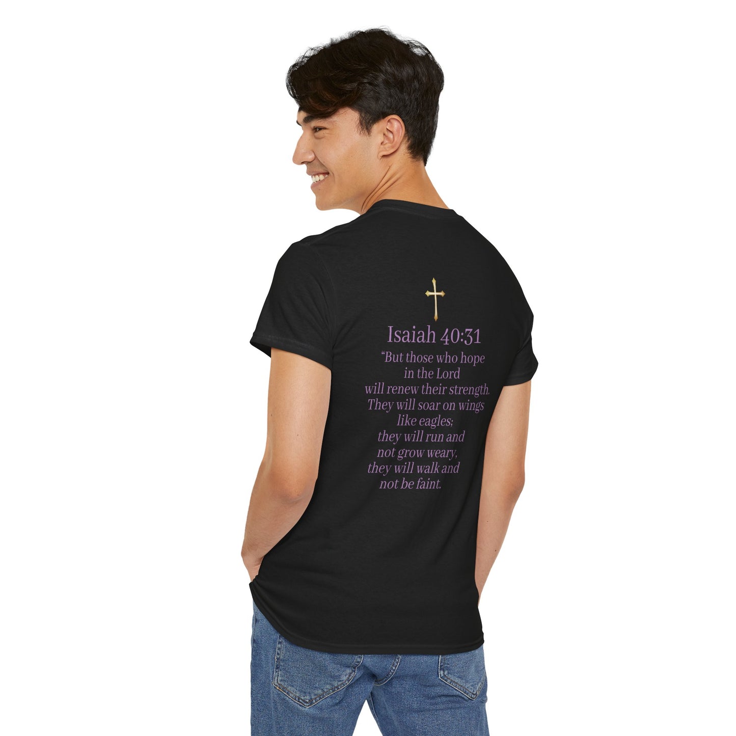 Men’s “Hope” Tee – Bold Scripture Design | Isaiah 40:31