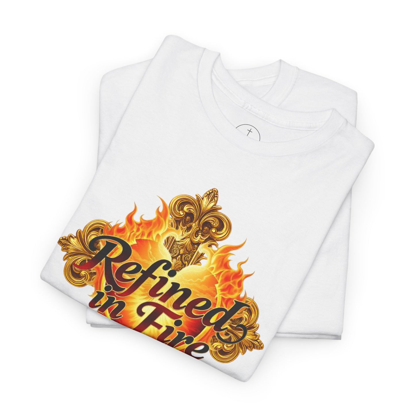 Refined in Fire — Men's Ornate Christian T-Shirt