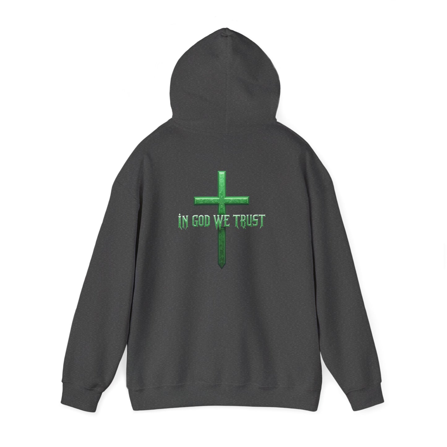 In God We Trust - Women's Christian Hoodie (Green Design)