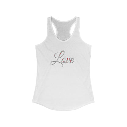 Put On Love Racerback Tank – Strength in Grace